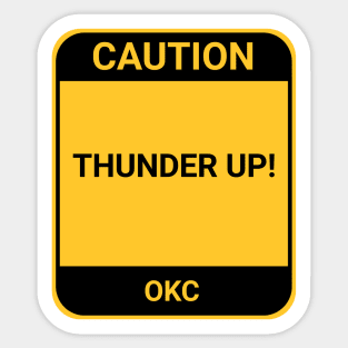 THUNDER UP Sticker